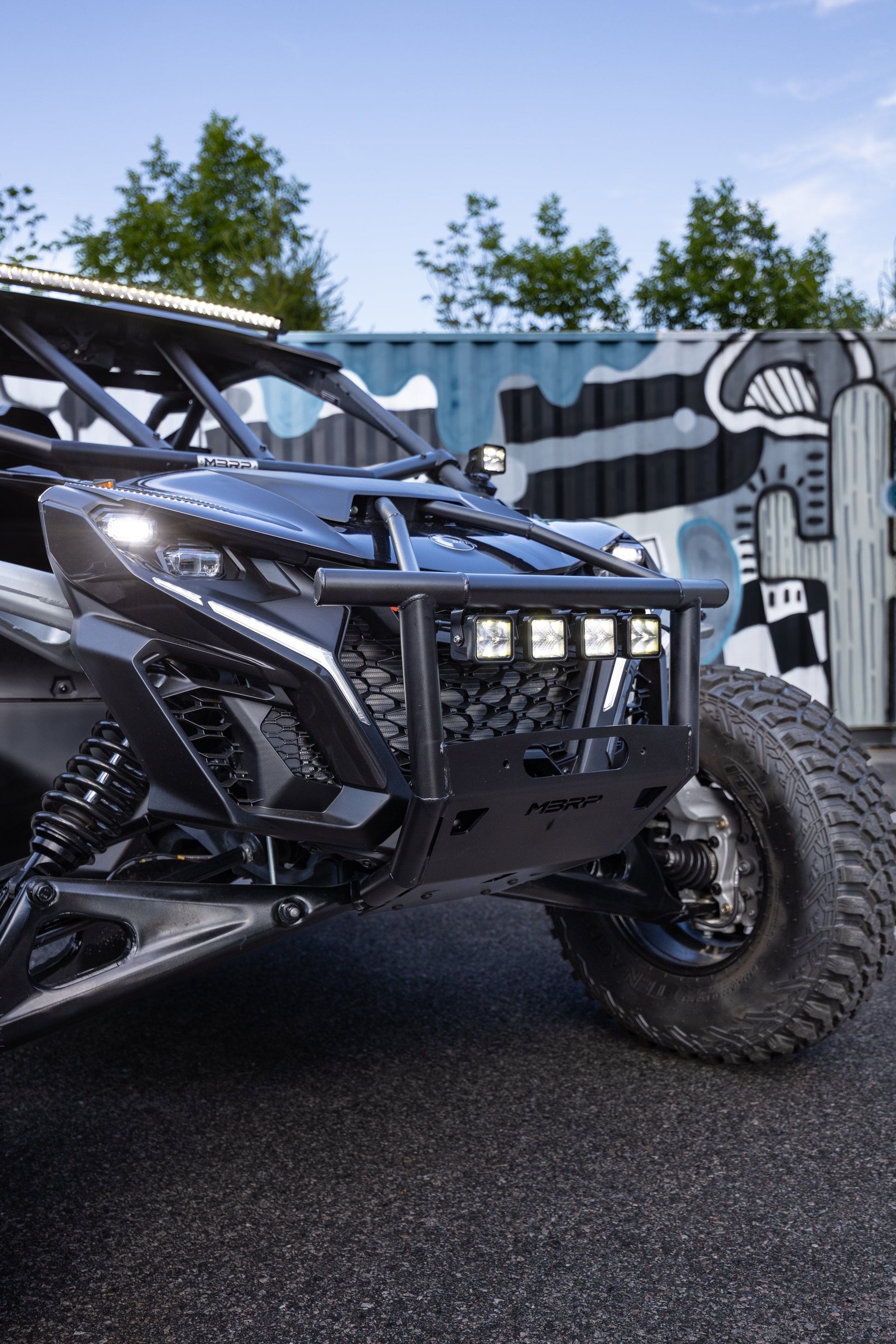 MBRP Steel Front Race Bumper Kit for Can‑Am Maverick R