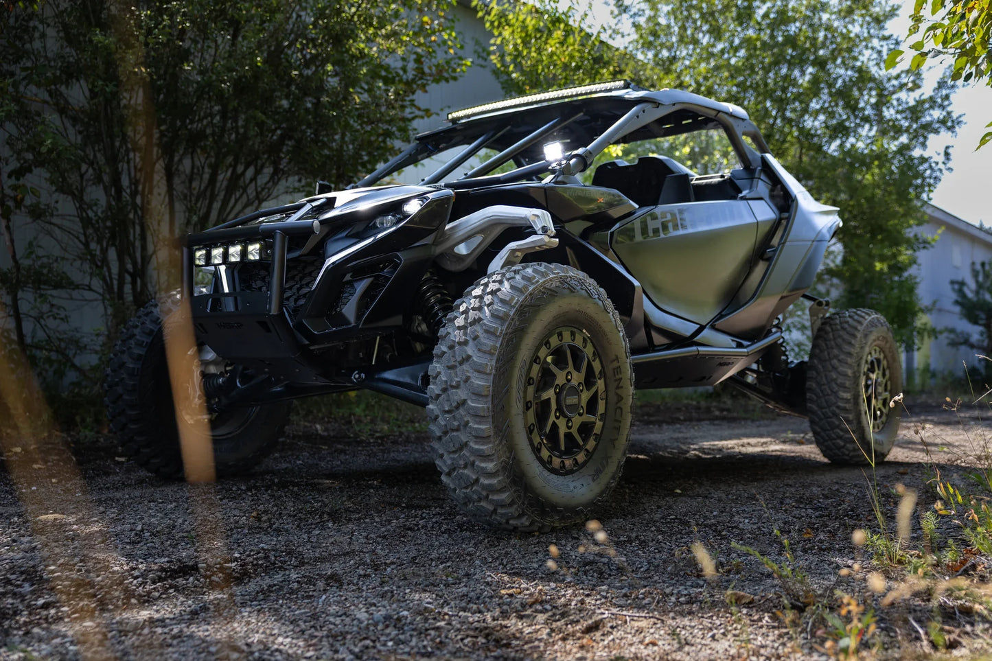 MBRP Black-Coated Steel Rock Slider Kit 2024-2026 Can-Am Maverick R