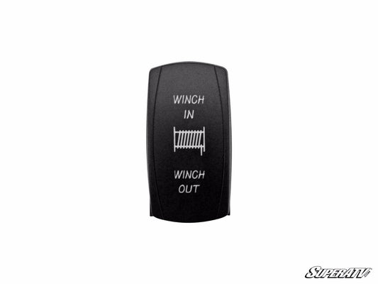 SuperATV Winch Rocker Switch Heavy‑Duty Dash Mount Style A