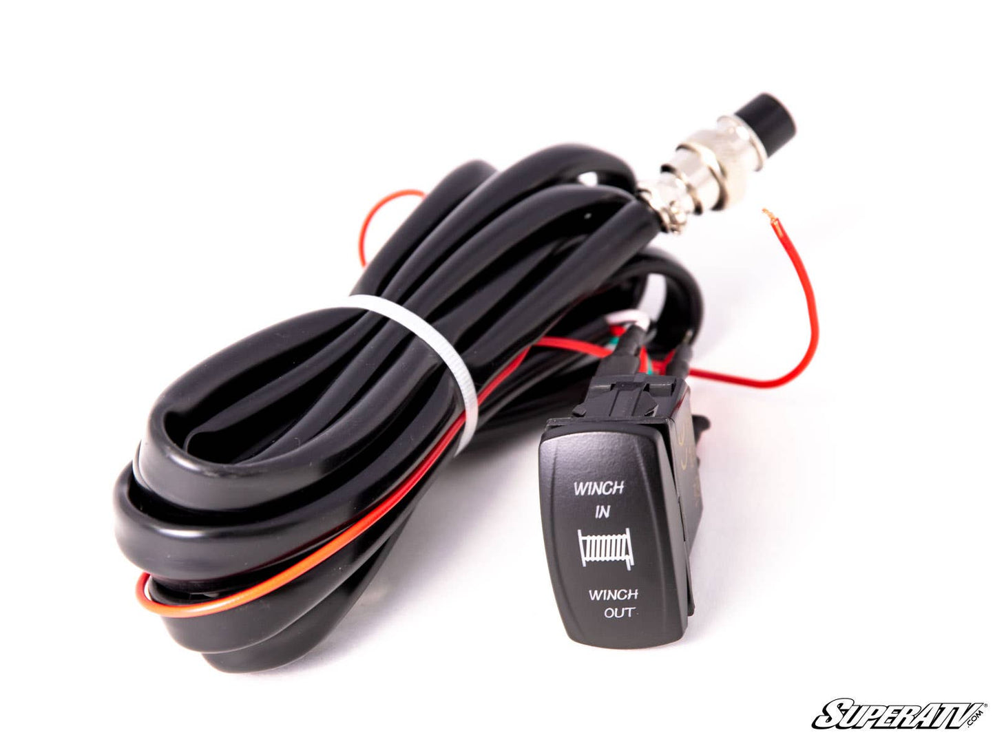 SuperATV Winch Rocker Switch Heavy‑Duty Dash Mount Style A