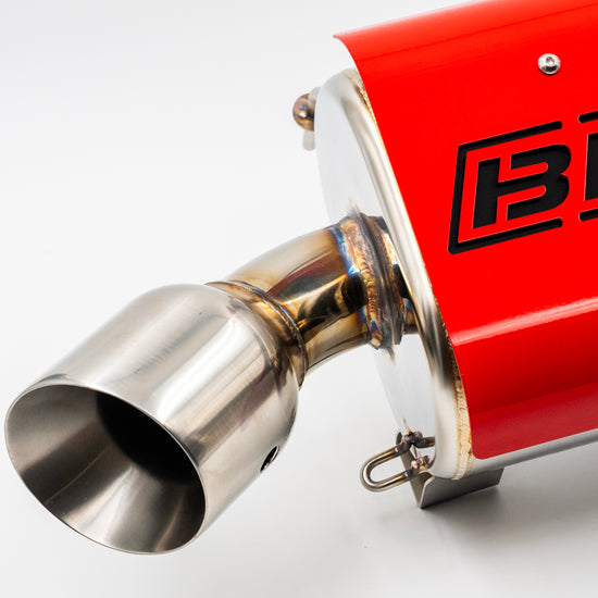 Bikeman Performance XP1000 Slip-On Exhaust 2.5in Stainless Steel