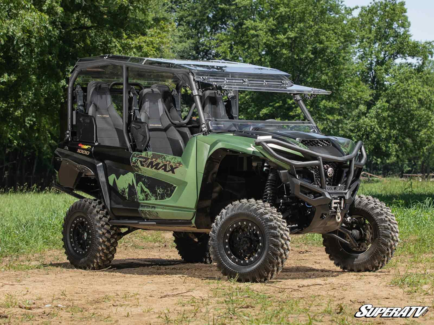 SuperATV Yamaha Wolverine RMAX Front Bumper Heavy‑Duty Steel