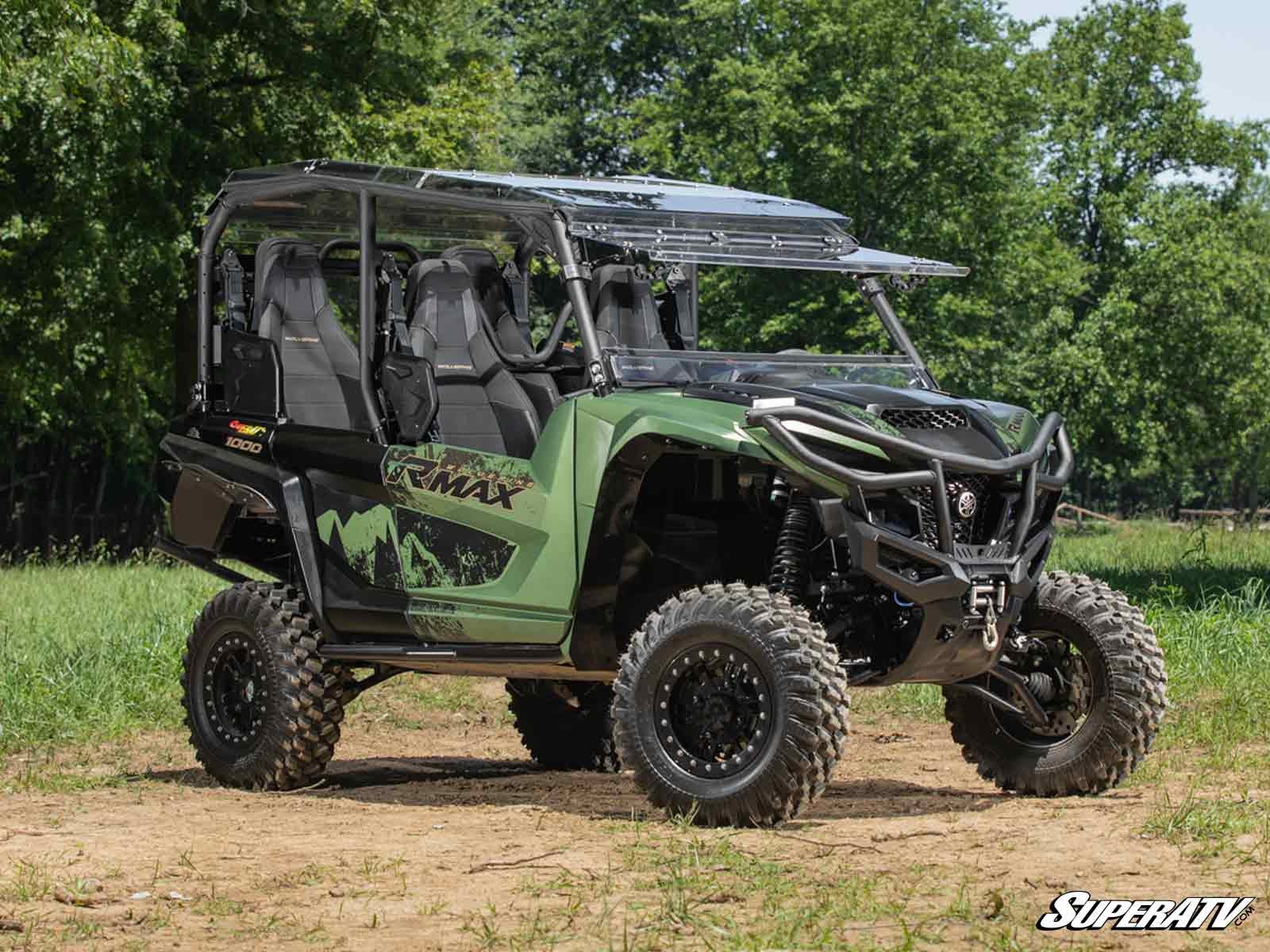 SuperATV Yamaha Wolverine RMAX Front Bumper Heavy‑Duty Steel