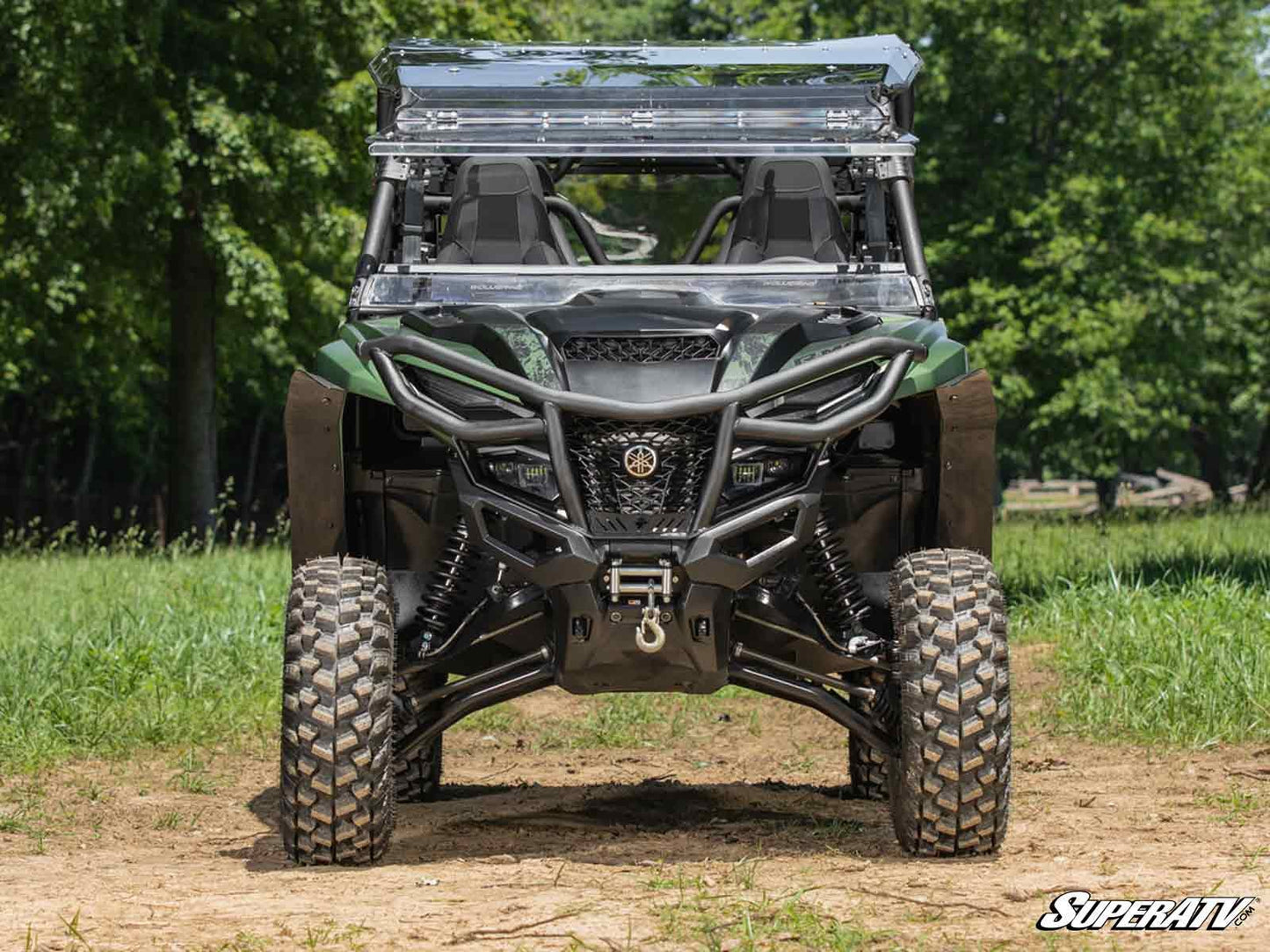 SuperATV Yamaha Wolverine RMAX Front Bumper Heavy‑Duty Steel