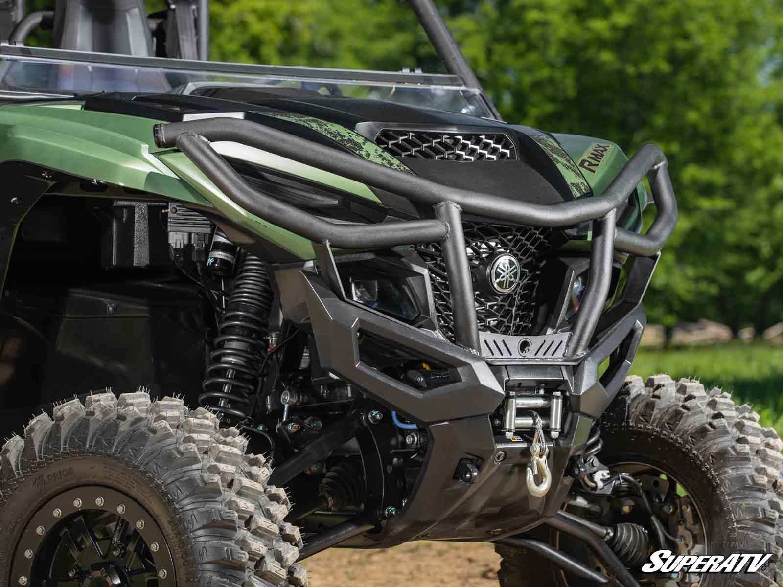 SuperATV Yamaha Wolverine RMAX Front Bumper Heavy‑Duty Steel
