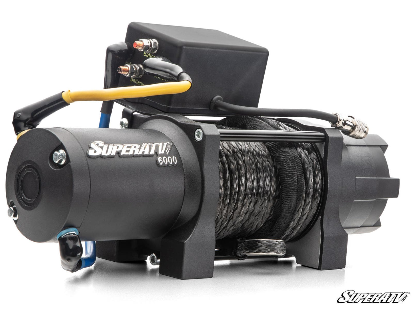 SuperATV Yamaha Wolverine RMAX Ready-Fit Winch Black Ops 4500 lb