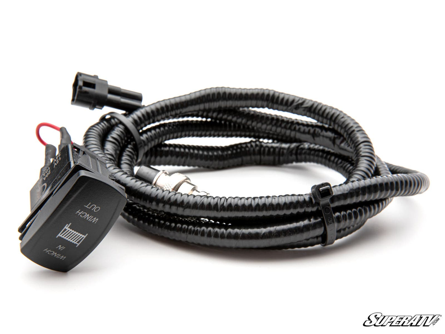 SuperATV Yamaha Wolverine RMAX Ready-Fit Winch Black Ops 4500 lb