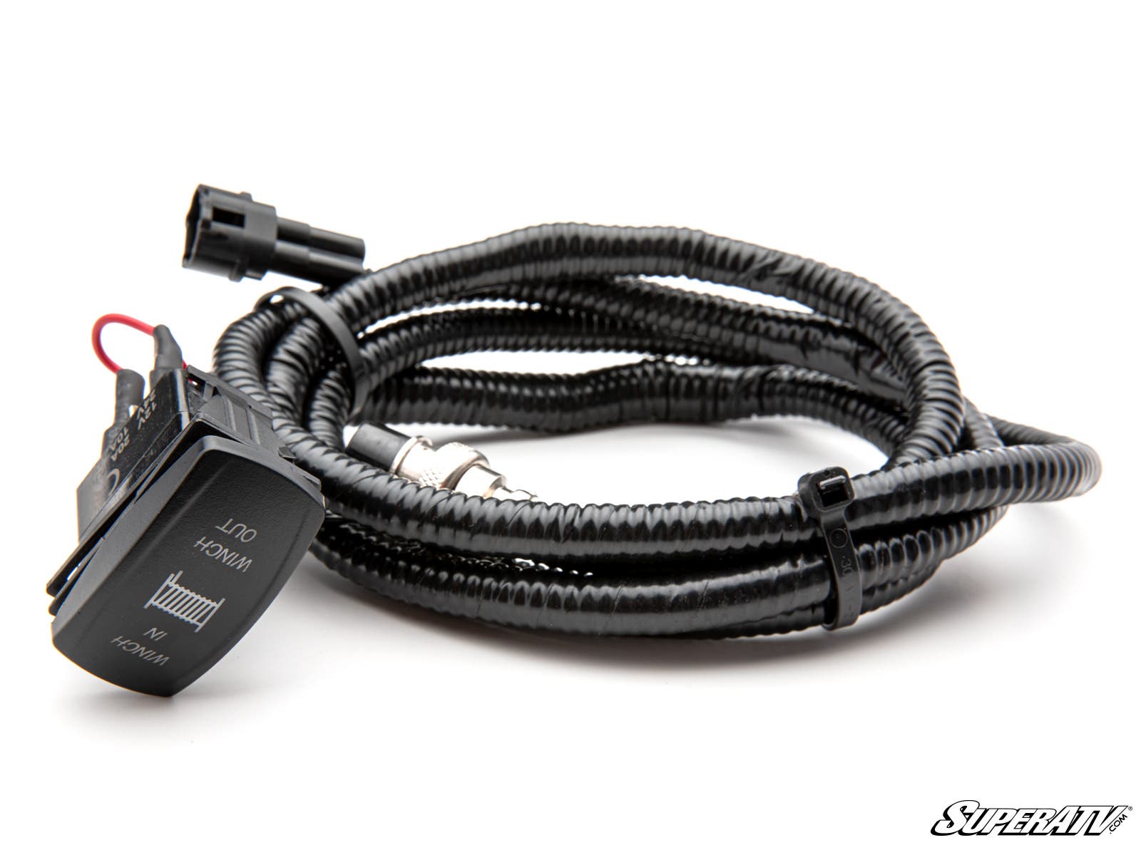 SuperATV Yamaha Wolverine RMAX Ready-Fit Winch Black Ops 4500 lb