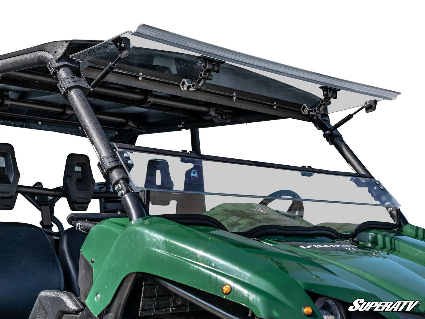 SuperATV Yamaha Viking Flip Windshield Scratch Resistant Polycarbonate