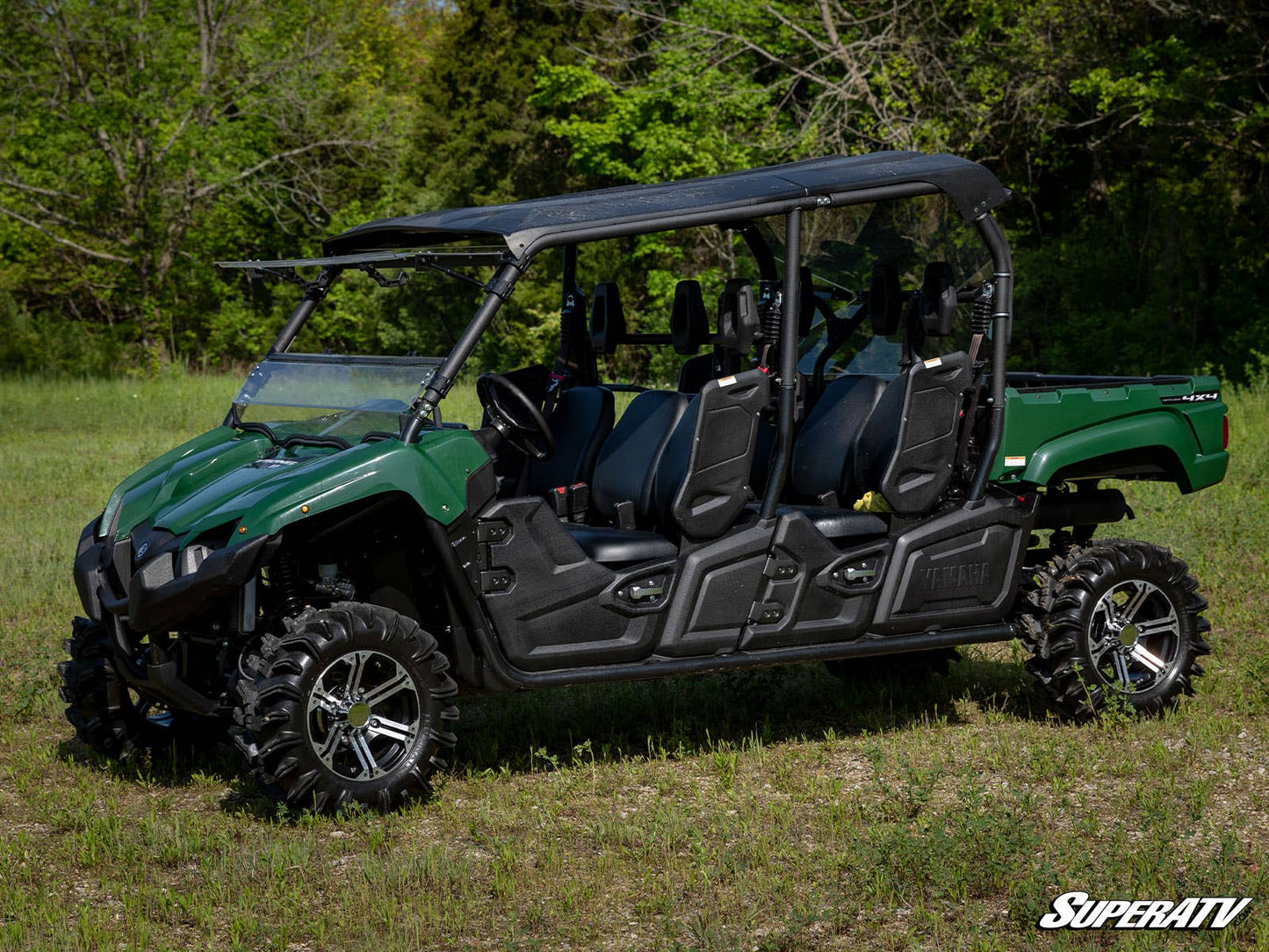 SuperATV Yamaha Viking Flip Windshield Scratch Resistant Polycarbonate