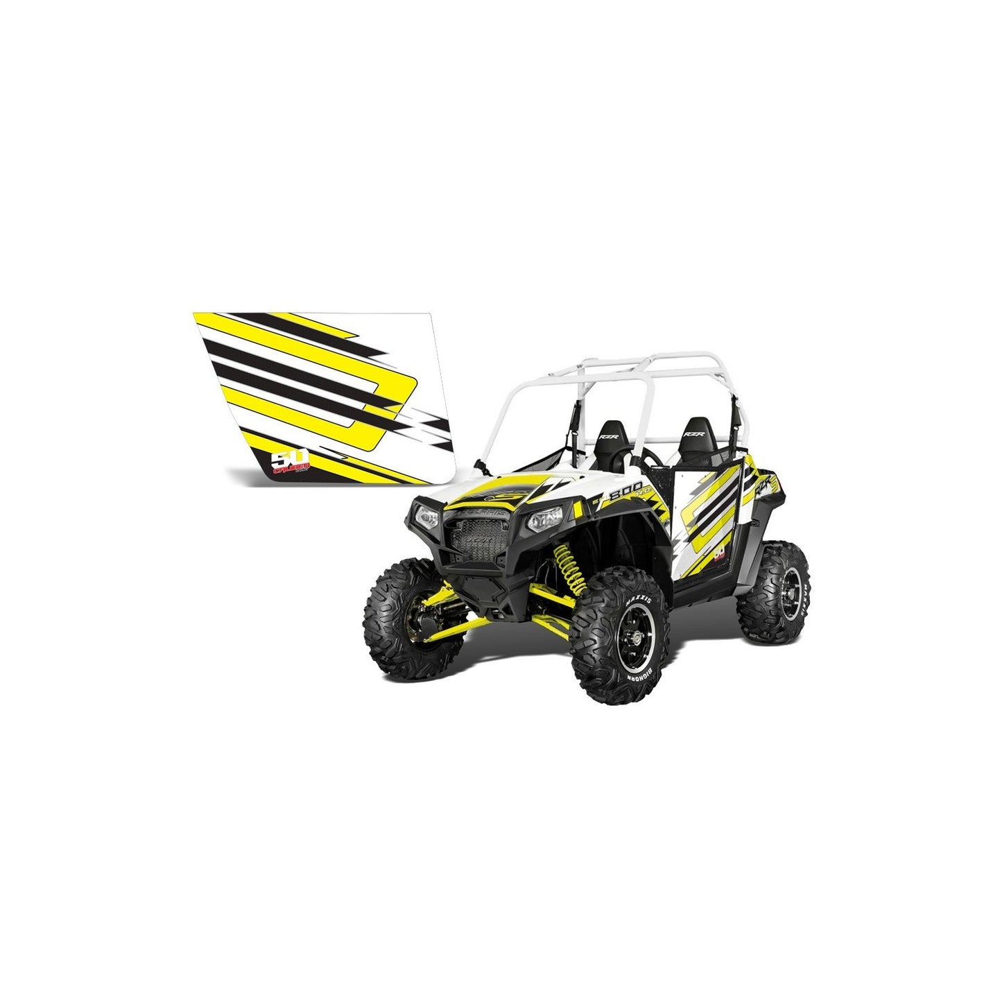 https://50caliberracing.com/1231-extra_large_default/yellow-white-lightning-sticker-kit.jpg