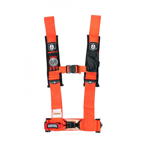 4 Pt Harness With Sewn In Pads Orange 3 In.