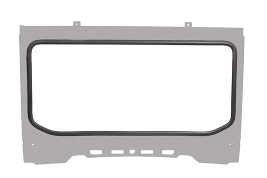 Front Windshield Sparkle Silver Metallic