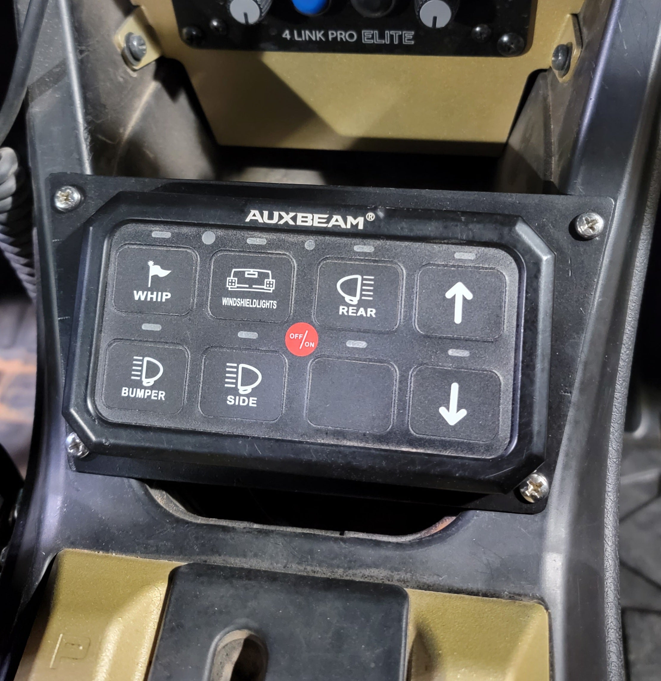 RZR Pro XP Pro R Tubro R Switch Panel Mount for Auxbeam and Switch Pro