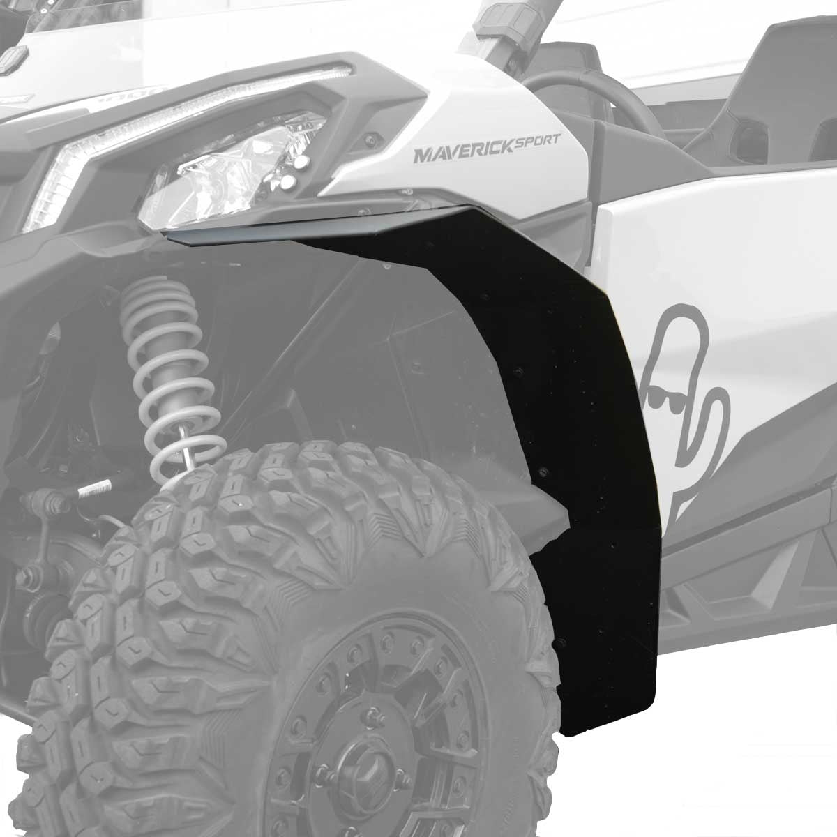 2019-2022 Can-Am Maverick Sport Max Coverage Fender Flares