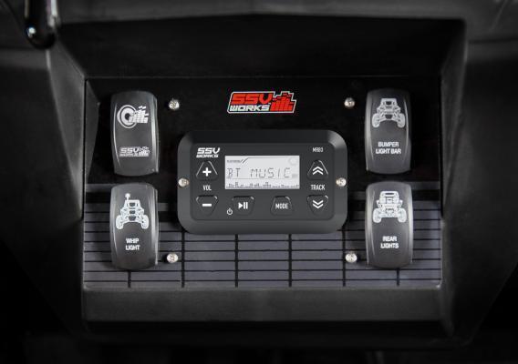 Polaris RZR XP 1000 Dash Mounting Kit for MRB3 Bluetooth Media Controller