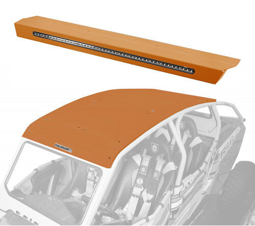 Asylum Rear Wing W/ Lightbar Orange Rust Metallic
