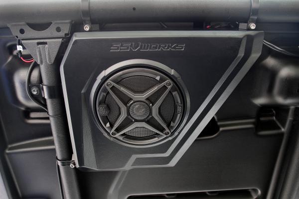 Yamaha Wolverine X4-X2 Audio Pod System with MRB3 Dash Kit and Overhead Front Speaker Pods