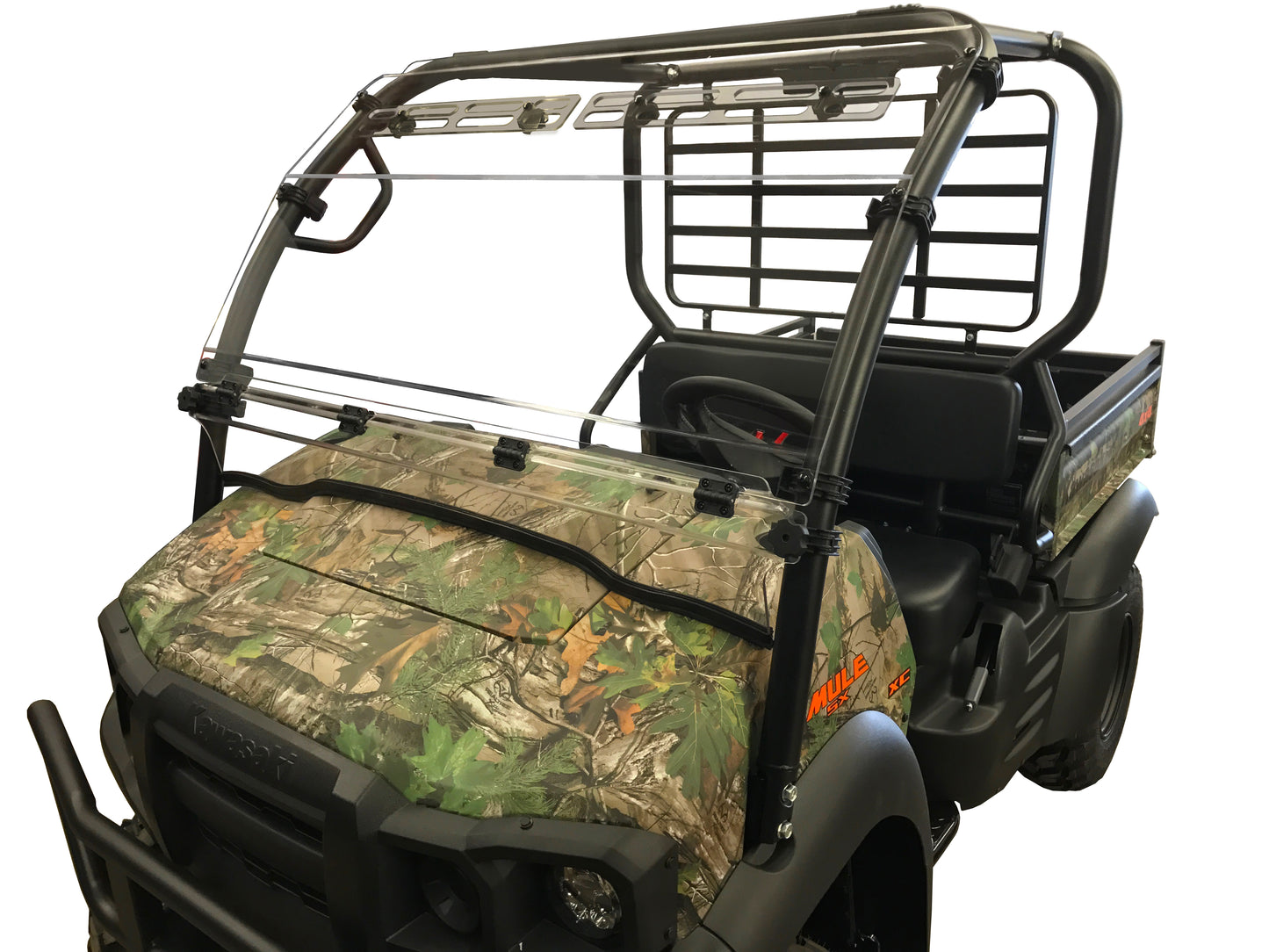 Fold Windshield Kaw Mule Sx