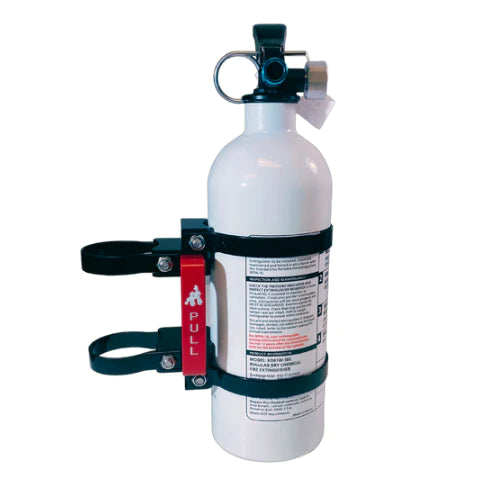 Fire Extinguisher Kit W/ 3.25" White Kidde 5BC Fire Extinguisher
