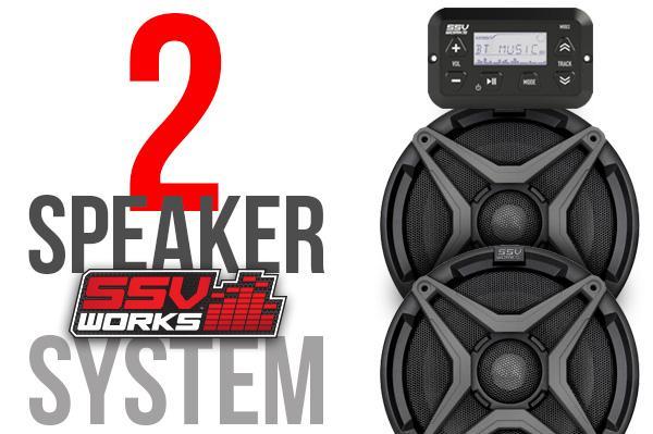 2018-2022 CanAm Maverick Trail and Sport 2-Speaker Audio System