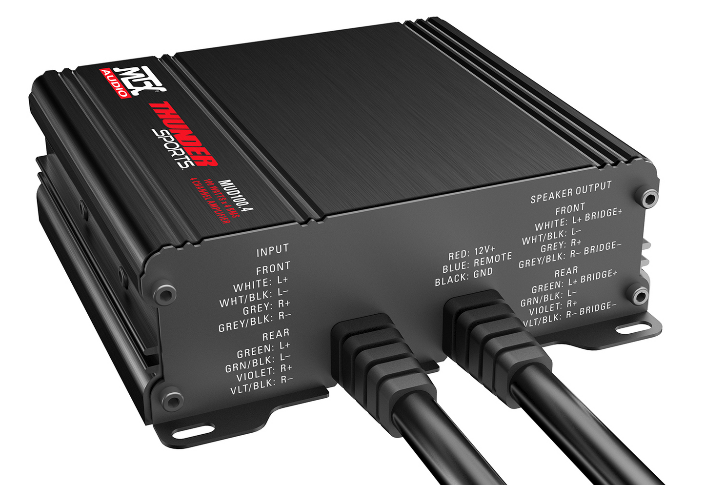 400-Watt RMS 4-Channel Powersports Amplifier