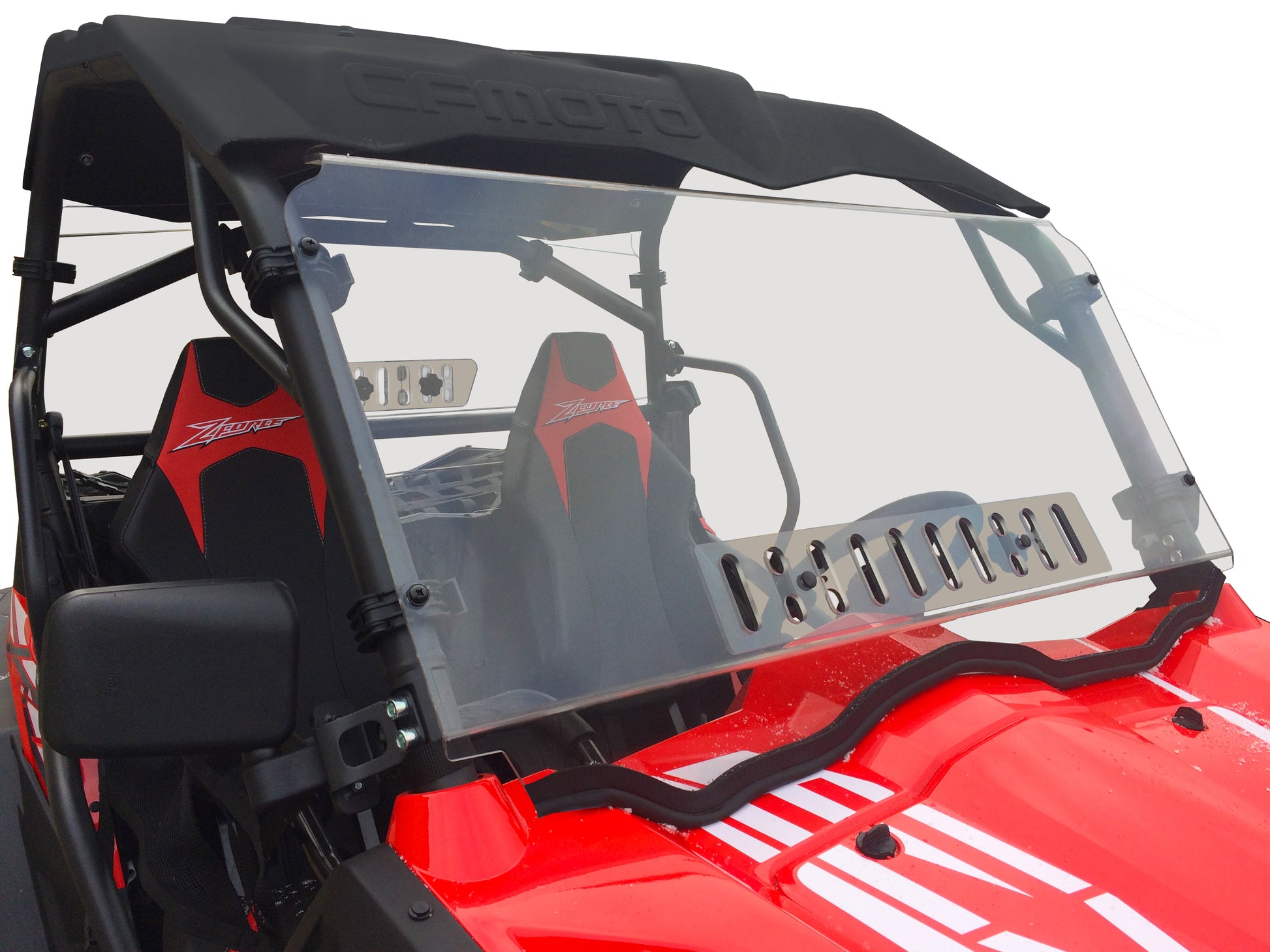 Full Windshield Sngl Vent Cf Moto Z Force