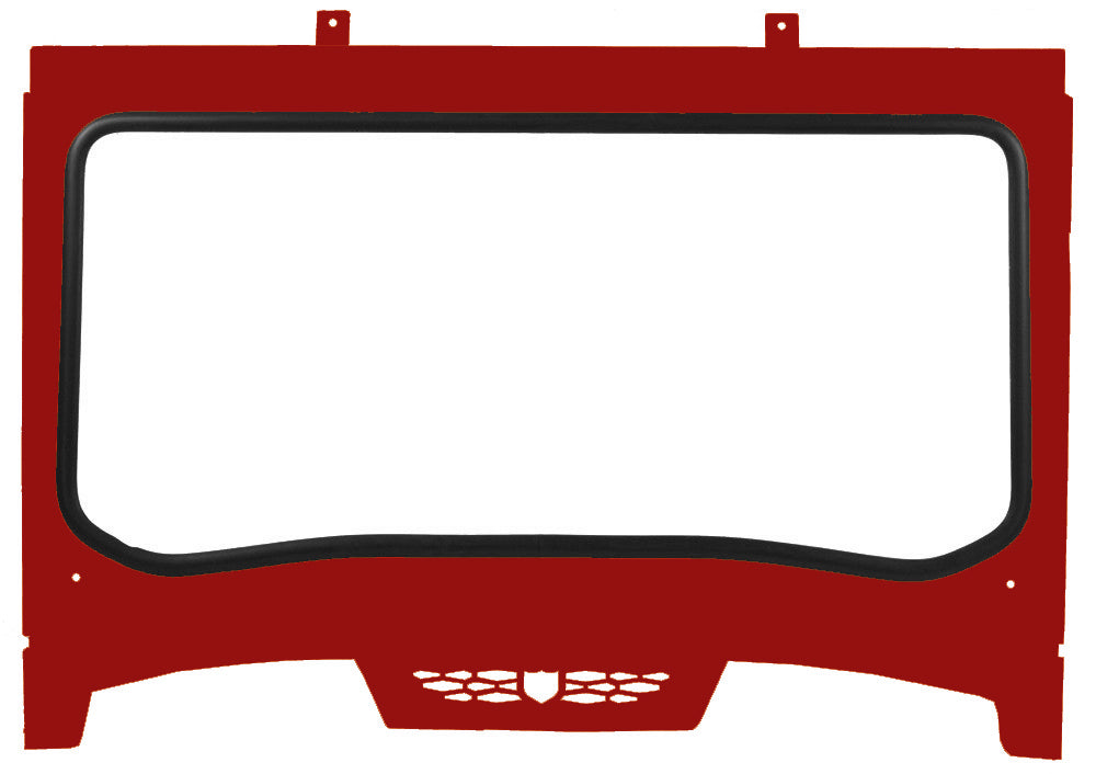 Front Windshield Performance Red