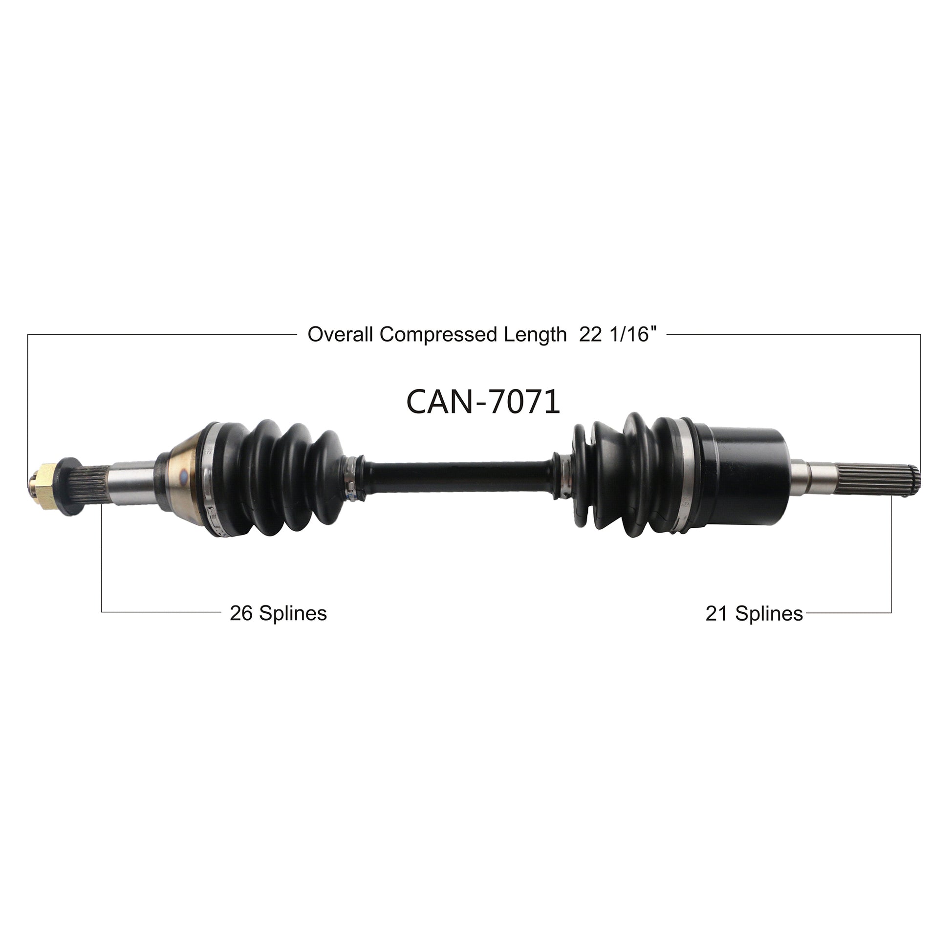 Oe 2.0 Axle Front Right