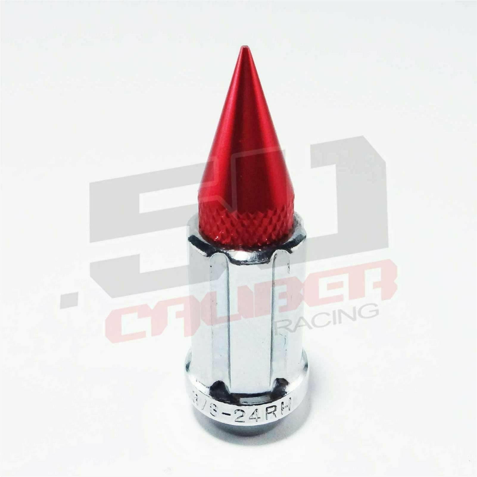 Gorilla Spike Lug Nuts, Red Spike