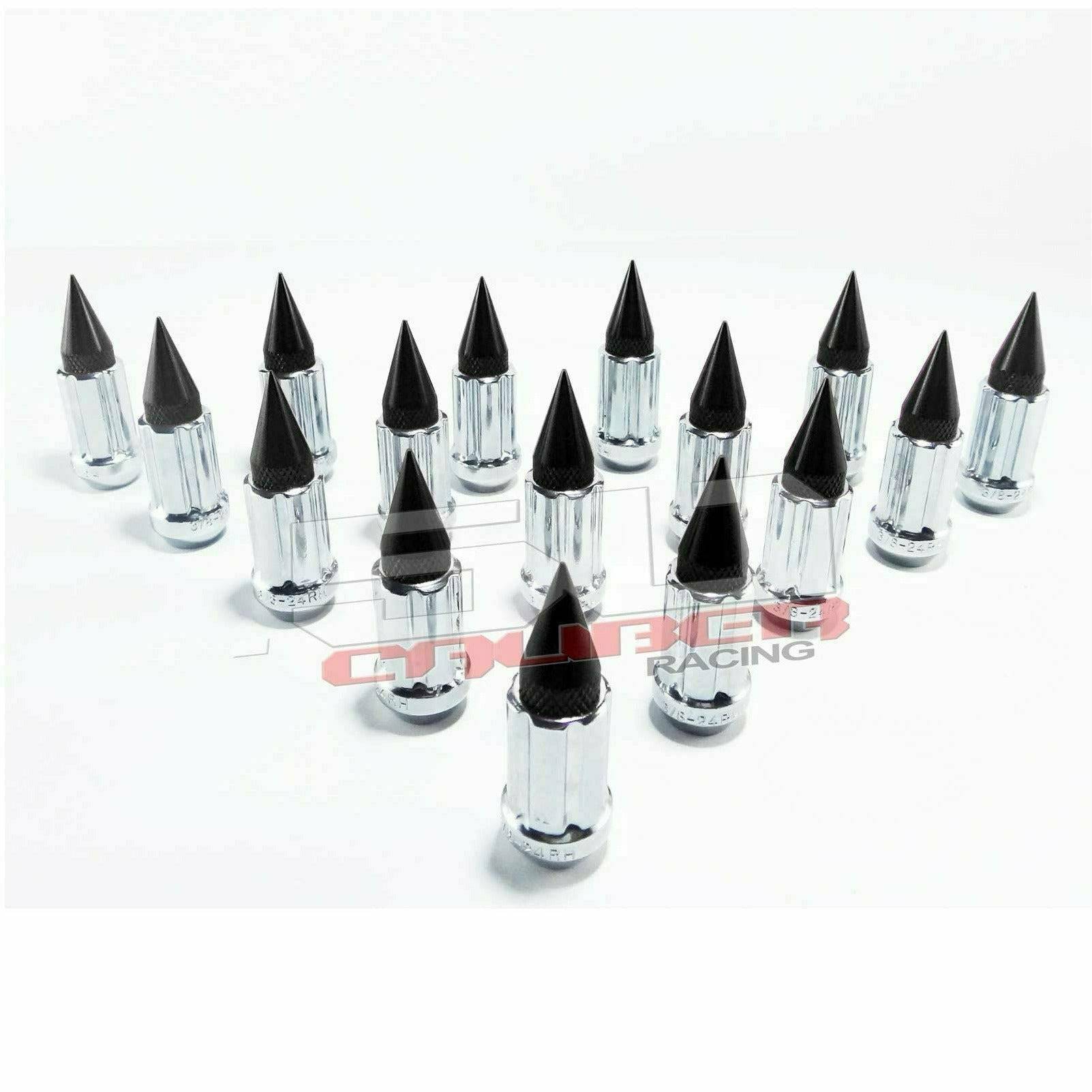 3/8 x 24 Spiked Lug Nuts (16 Pack)