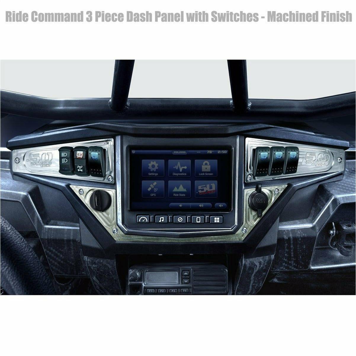 Polaris RZR XP 1000 (2017+) Ride Command 6 Switch Dash Panel