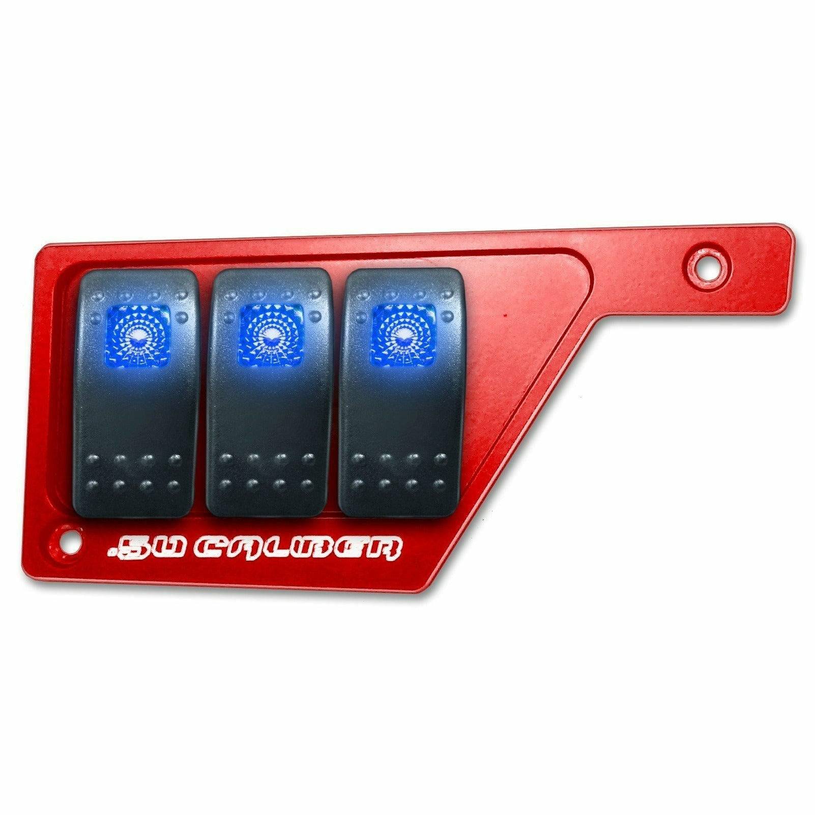 Polaris RZR XP 1000 Left Side 3 Switch Dash Panel