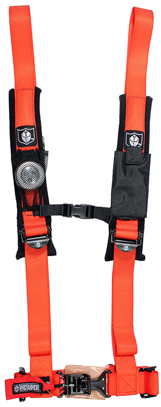 4pt Harness 2" Pads Orange