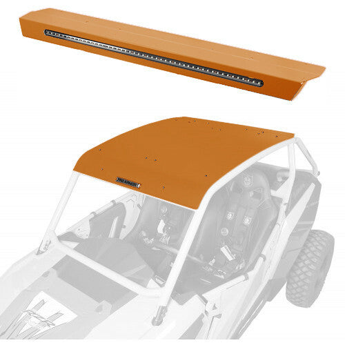 Asylum Roof W/ Light Bar Orange Rust Metallic