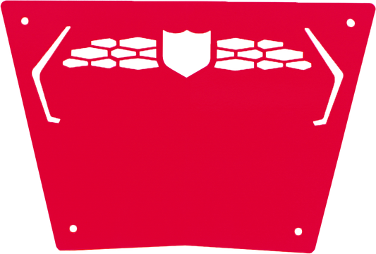 Front Sport Bumper Skid Plate Red