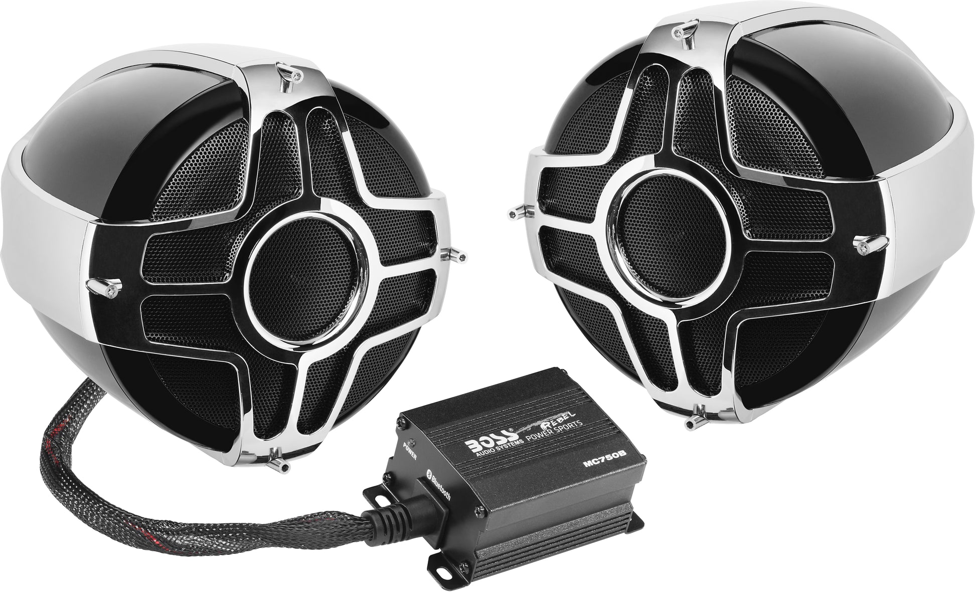 4" Handlebar Mount 1000w 2 Speaker System