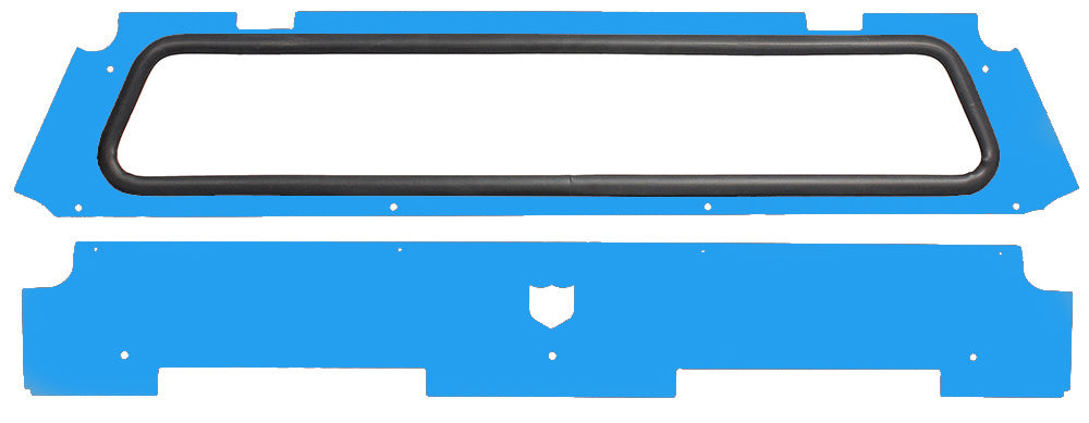 Rear Windshield Voodoo Blue