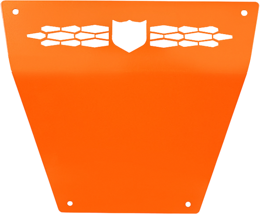 Front Race Skid Plate Orange Pol