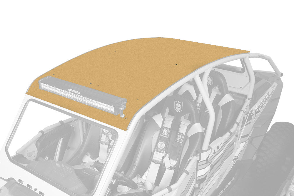 Asylum Roof W/Light Bar Pocket Gold Matte