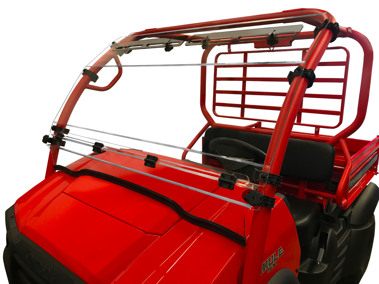 Fold Windshield Kaw Mule Sx