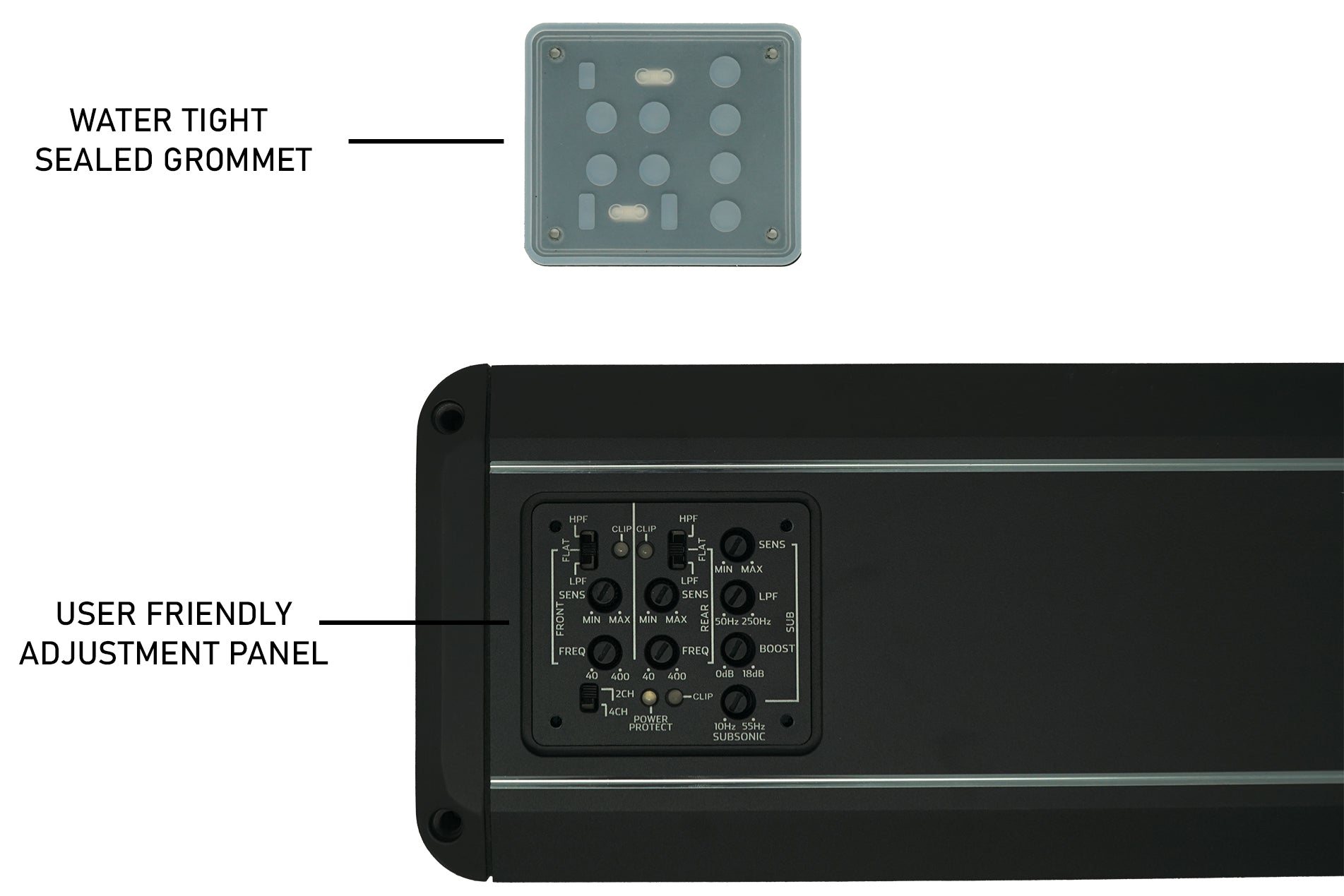 UTV Stereo Signature Series 5 Channel Amplifier UTVS1000.5D