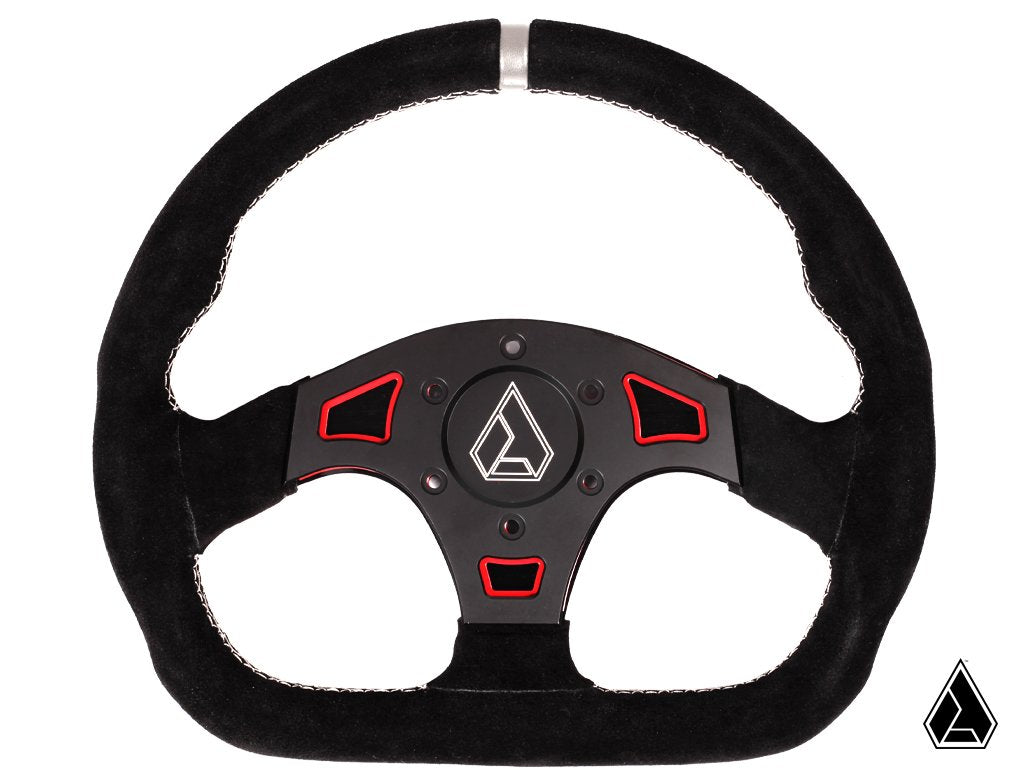 Assault Industries Suede Ballistic D Steering Wheel (Universal)