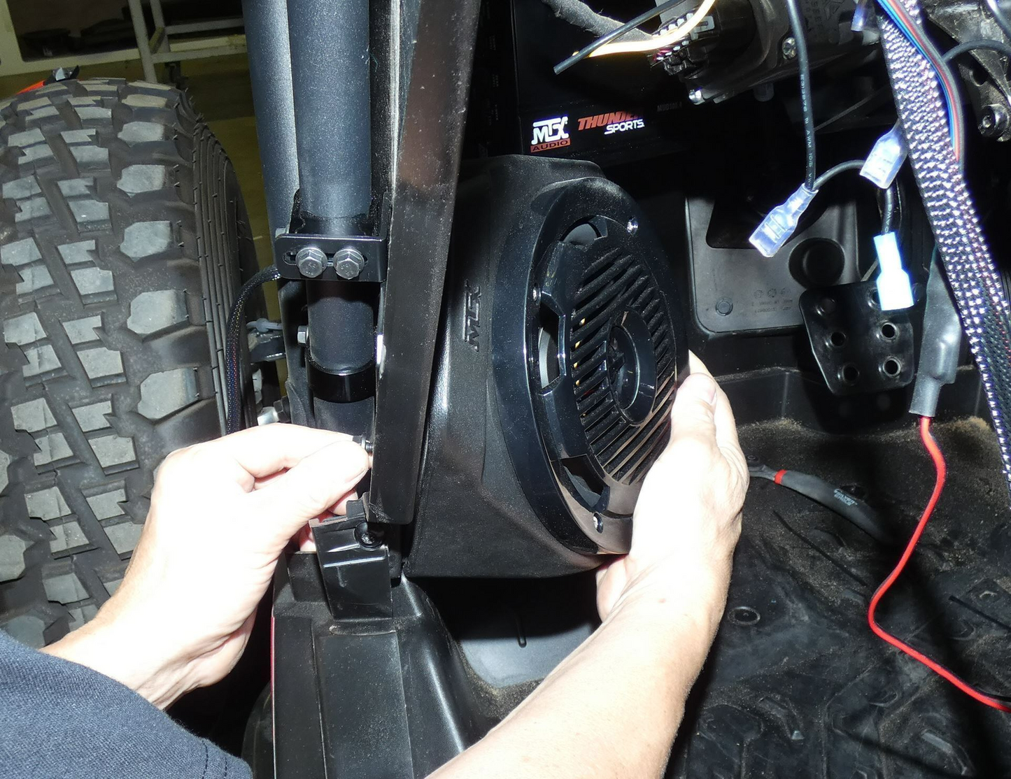 Can-Am X3 Front Lower Speaker Pods