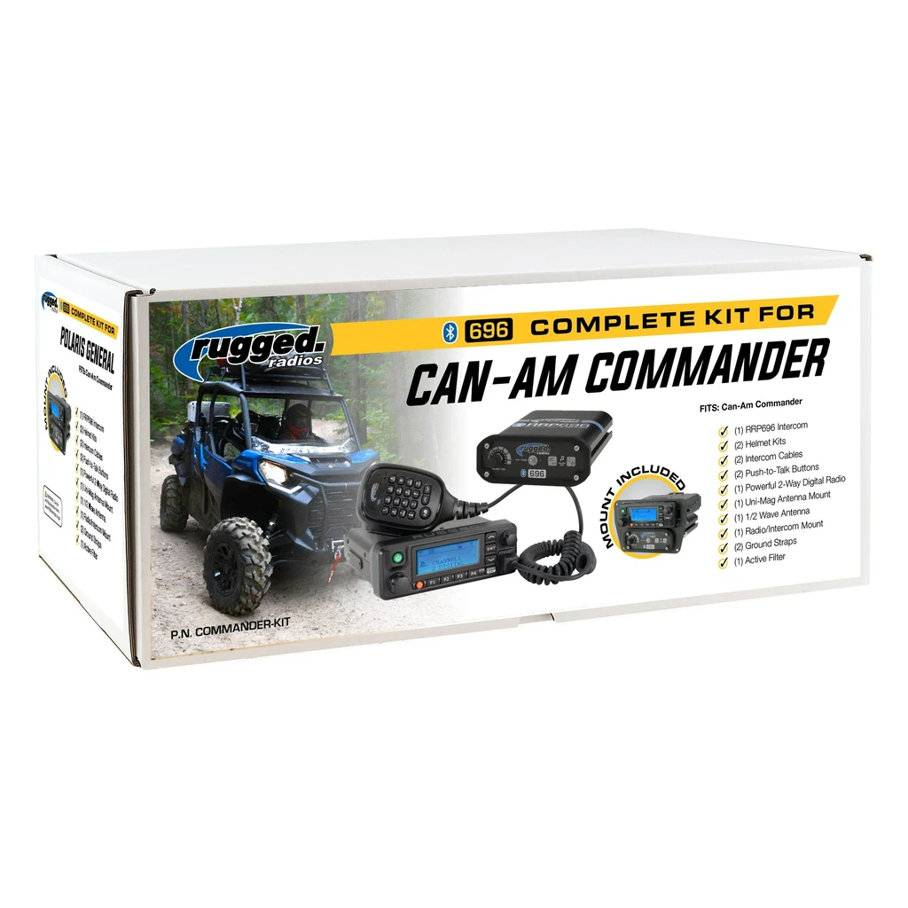 Can-Am Commander Complete UTV Communication Kit with Dash Mount