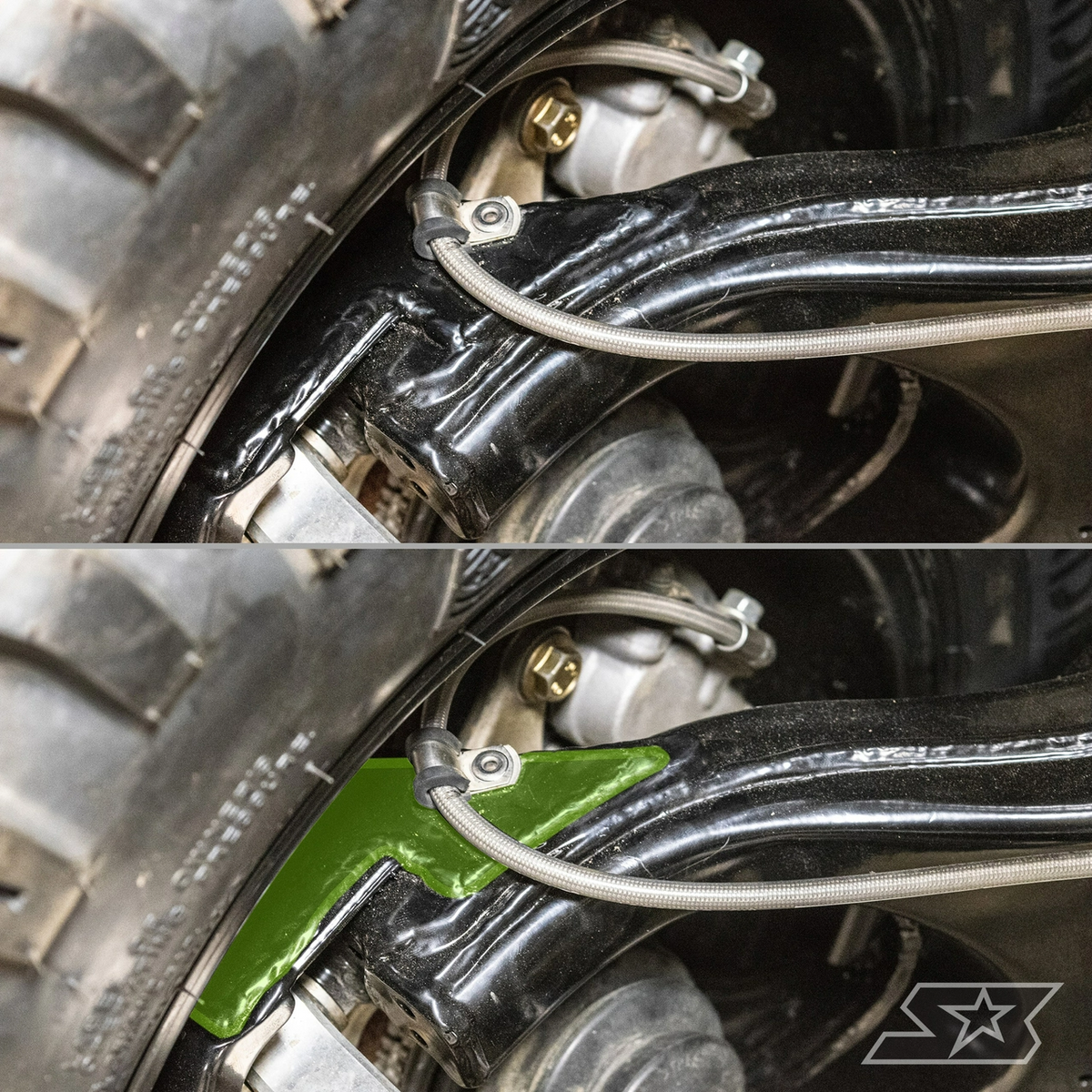 Freeform Fab Can-Am X3 Front Gusset Kit – Alloy Steel, Made In USA (2017-2023)