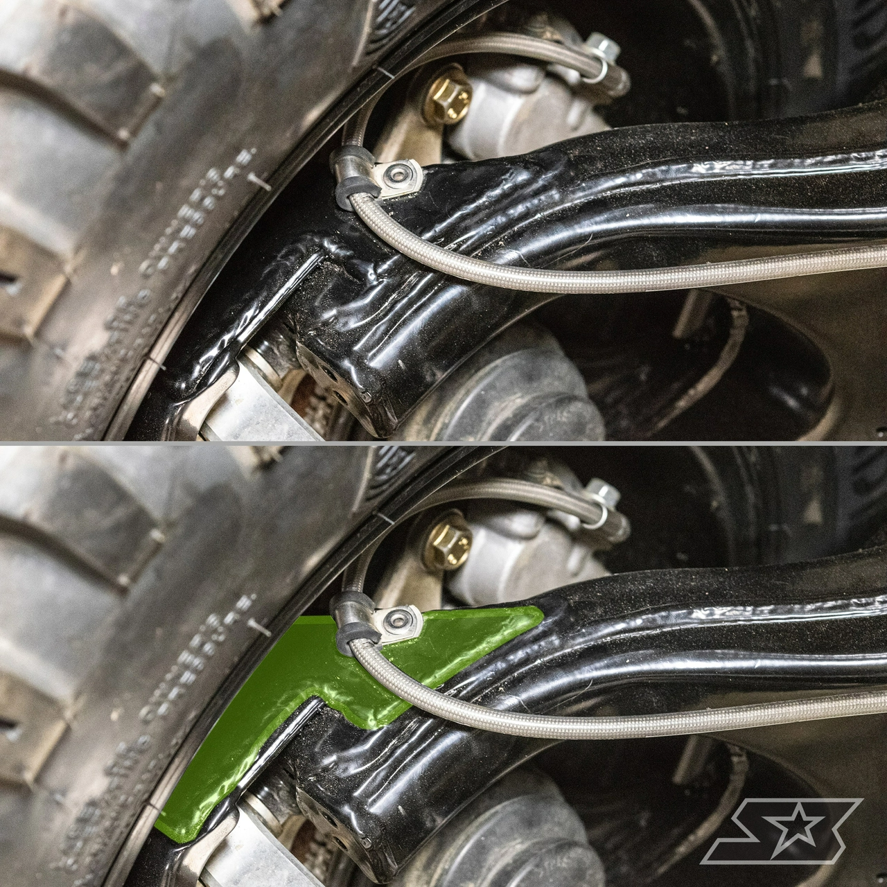 Freeform Fab Can Am X3 Front Gusset Kit – Alloy Steel, Bare Finish, Fits 2017-2023, Made In USA, GK-gen3