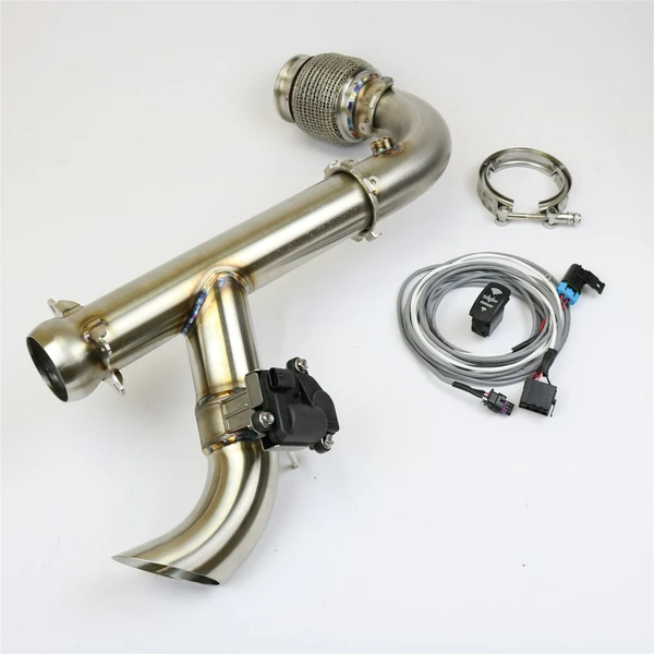 Can-Am Maverick X3 Shocker Electric Side Dump Race Bypass Pipe