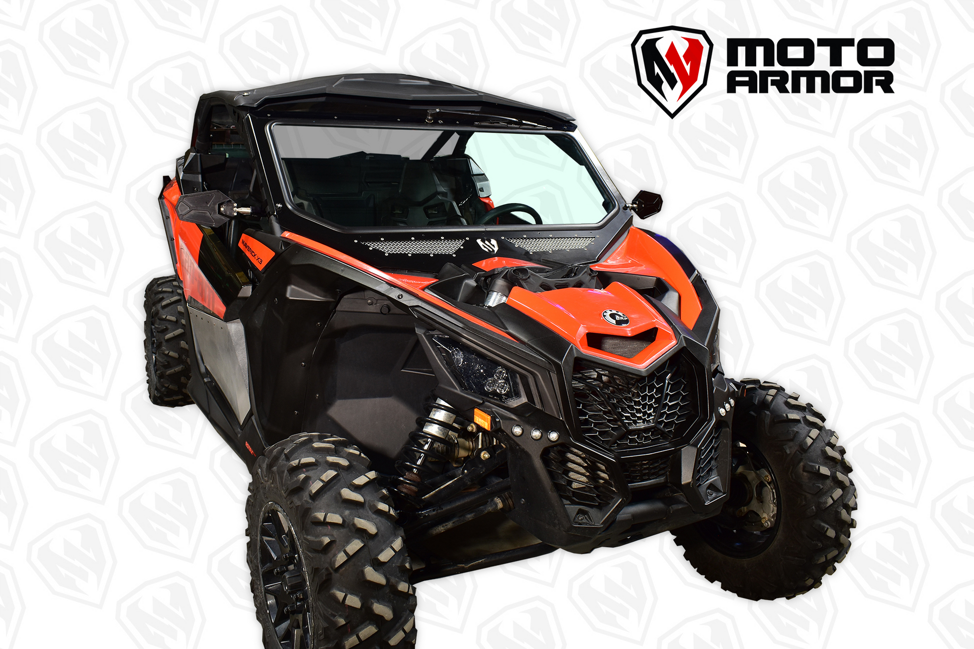Can-Am Maverick X3 Vented Full Glass Windshield