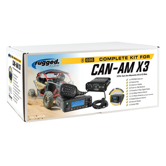 Can-Am X3 Complete UTV Communication Kit with Top Mount